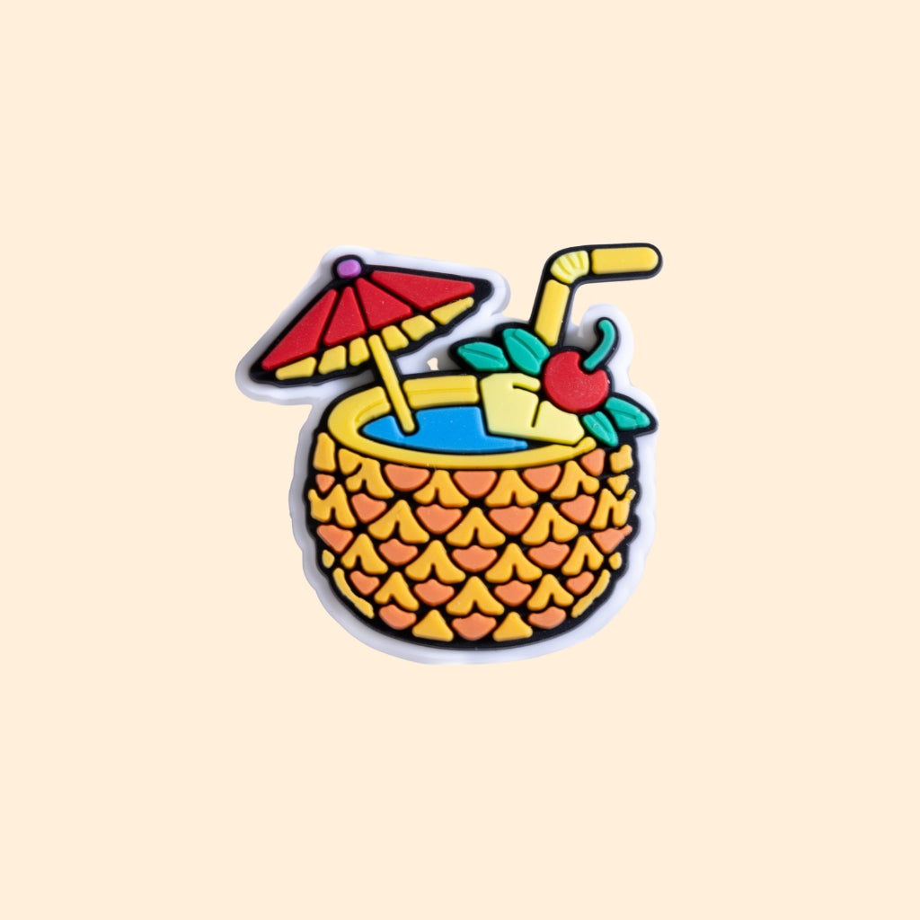 Jam Palz Pineapple Umbrella Drink Charm