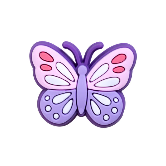 Jam Palz Pink and Purple Butterfly Charm