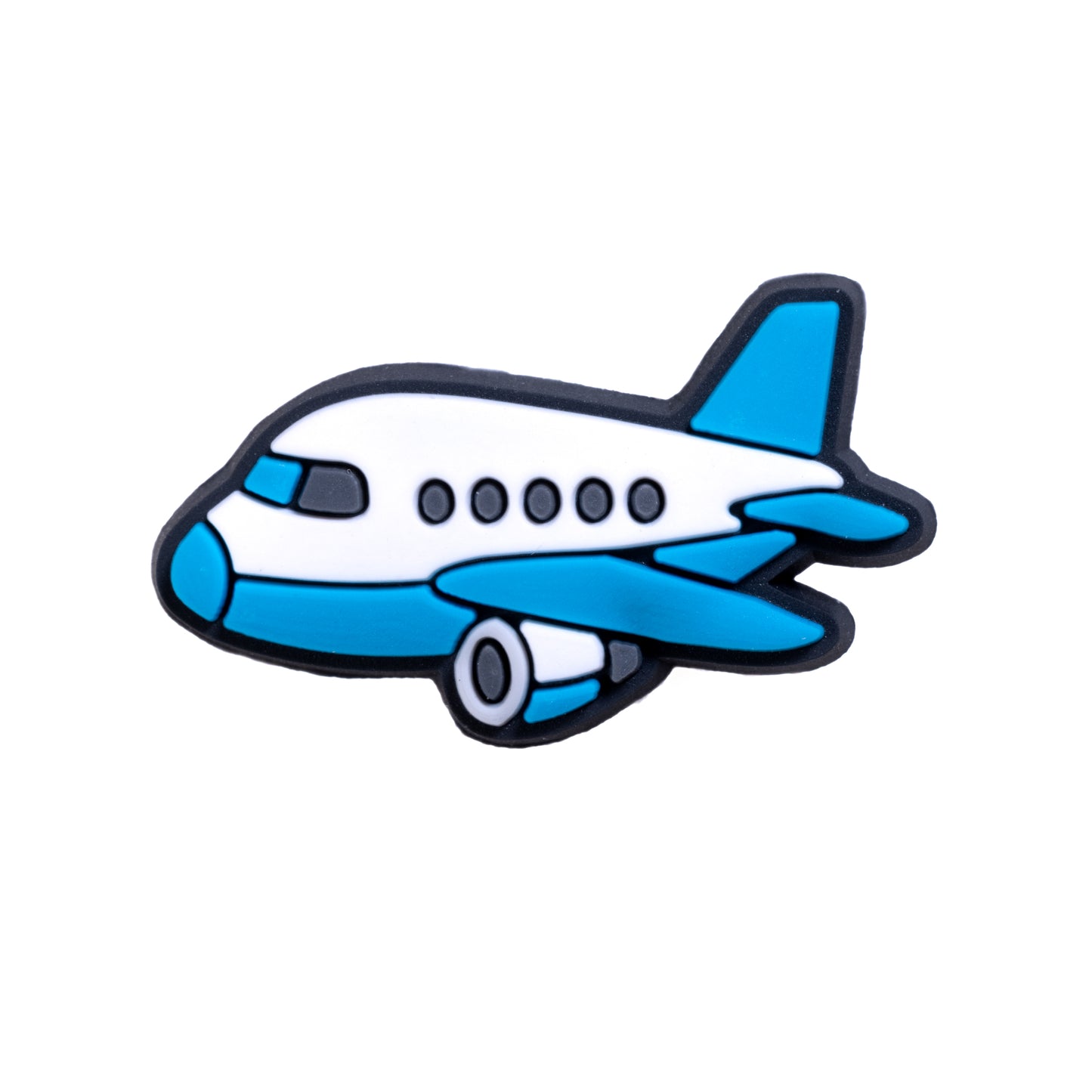 Jam Palz Blue and White Airplane Charm