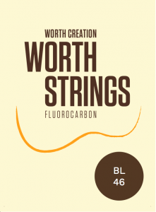 Worth BL ウクレレ弦 ブラウンライト フロロカーボン弦 セット