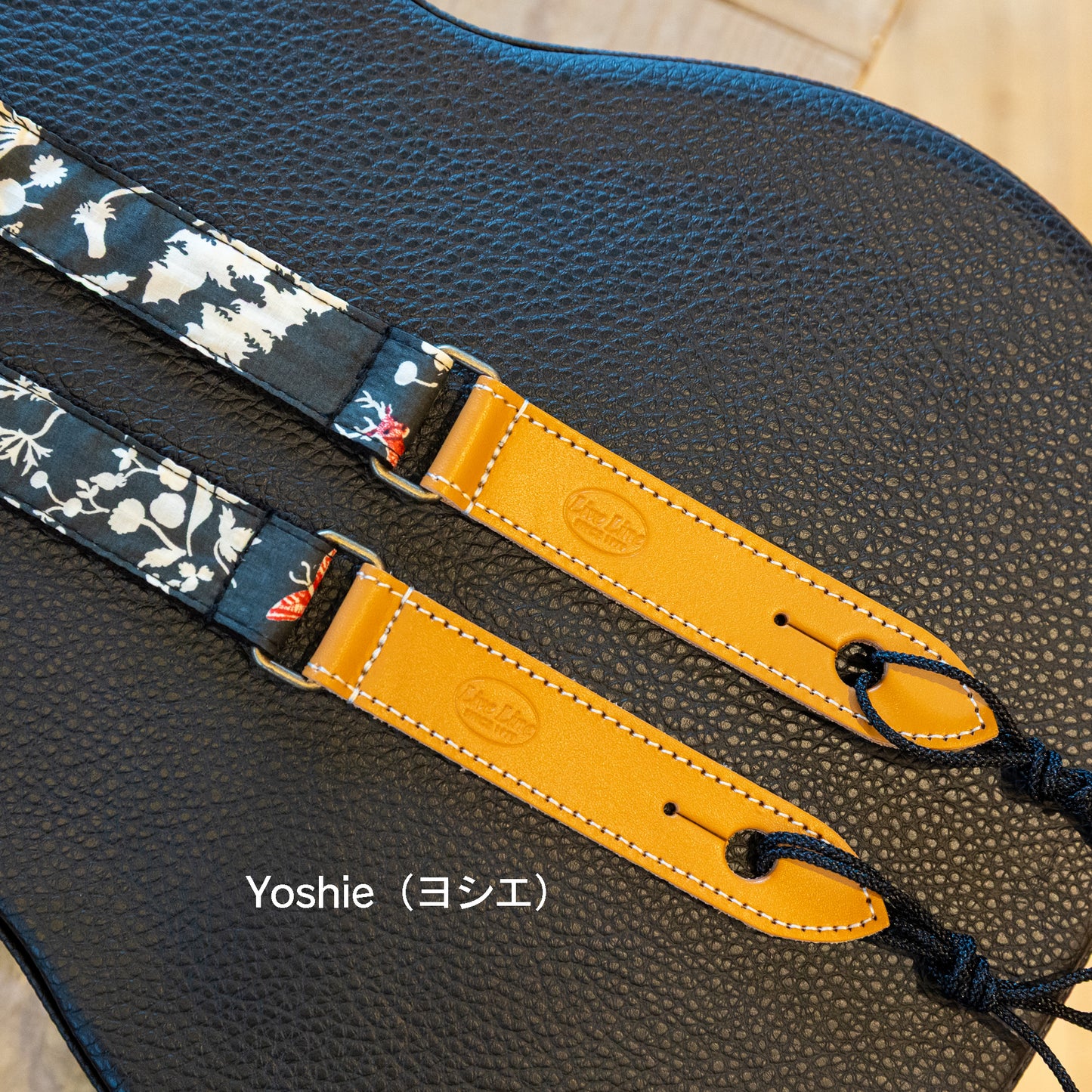Live Line Ukulele Strap, Custom-Made by Ukulele Bard, Made with Liberty Fabric