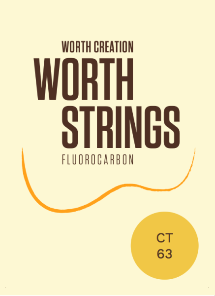 Worth CT Clear Fluorocarbon String Set (for Tenor Ukulele)