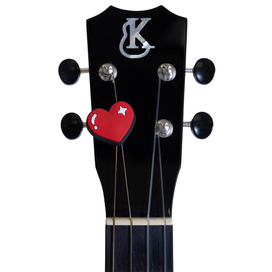 Jam Palz Red Shimmering Heart Charm