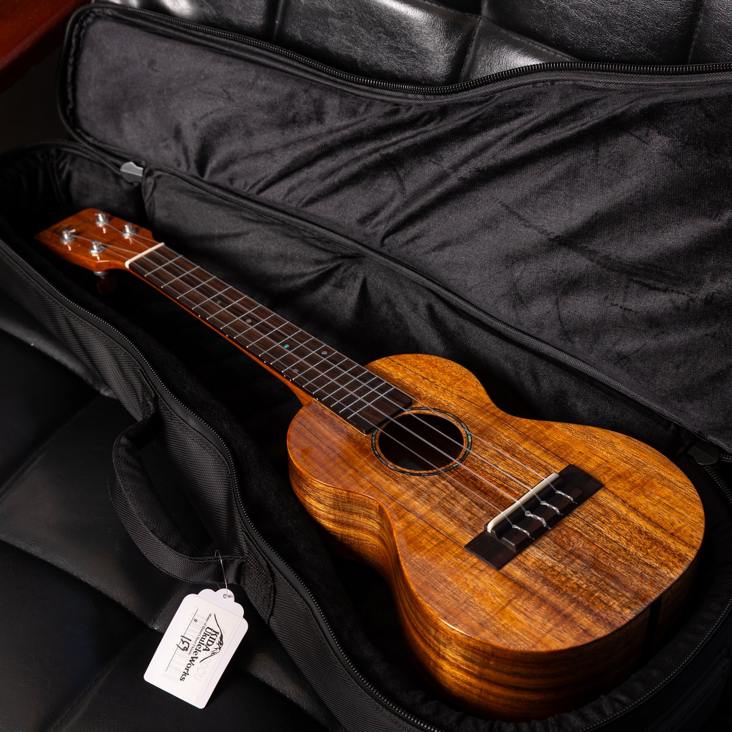 KIDA UkuleleWorks Hawaiian Koa Concert
