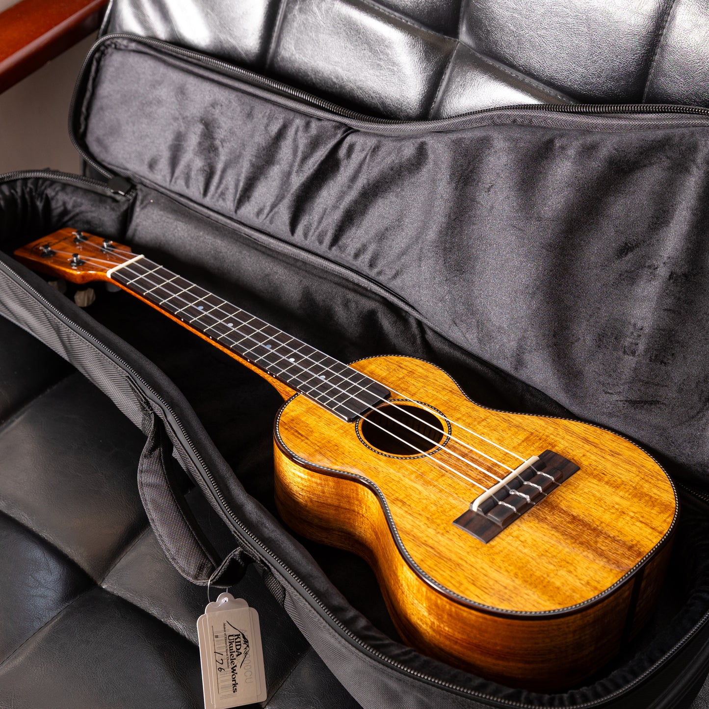 KIDA UkuleleWorks Concert DX Hawaiian Koa