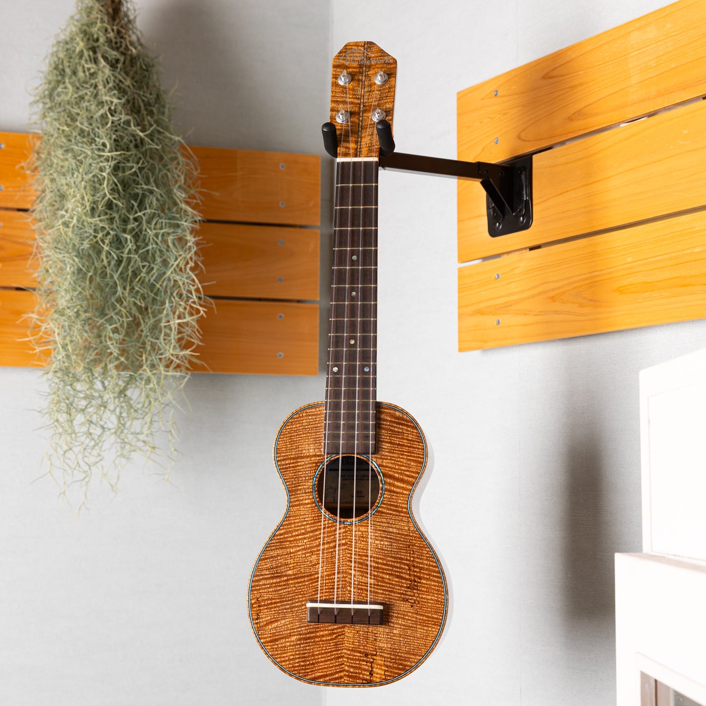 KIDA Ukulele Works Soprano Longneck Mango
