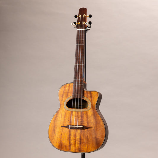 Moodyville Ukulele Maccaferri  Tenor Koa Rose