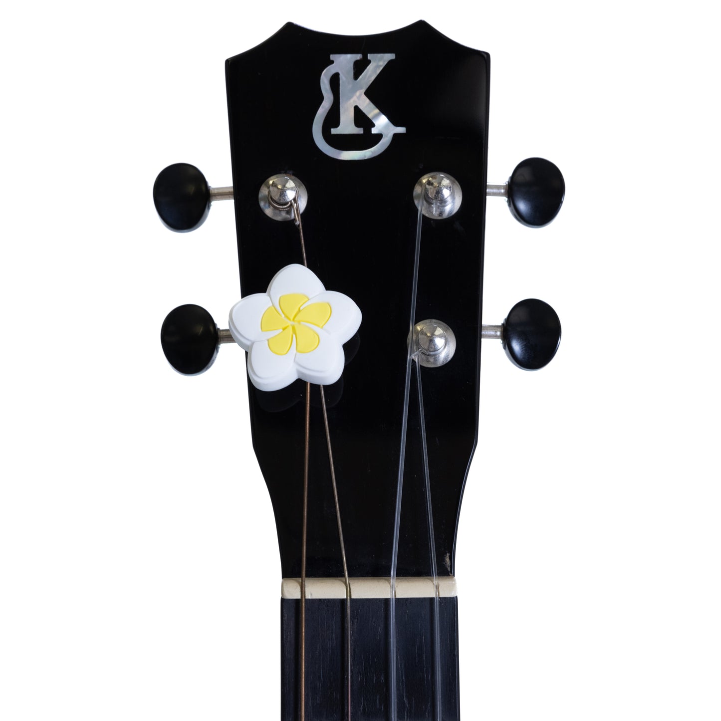 Jam Palz White and Yellow Plumeria Charm