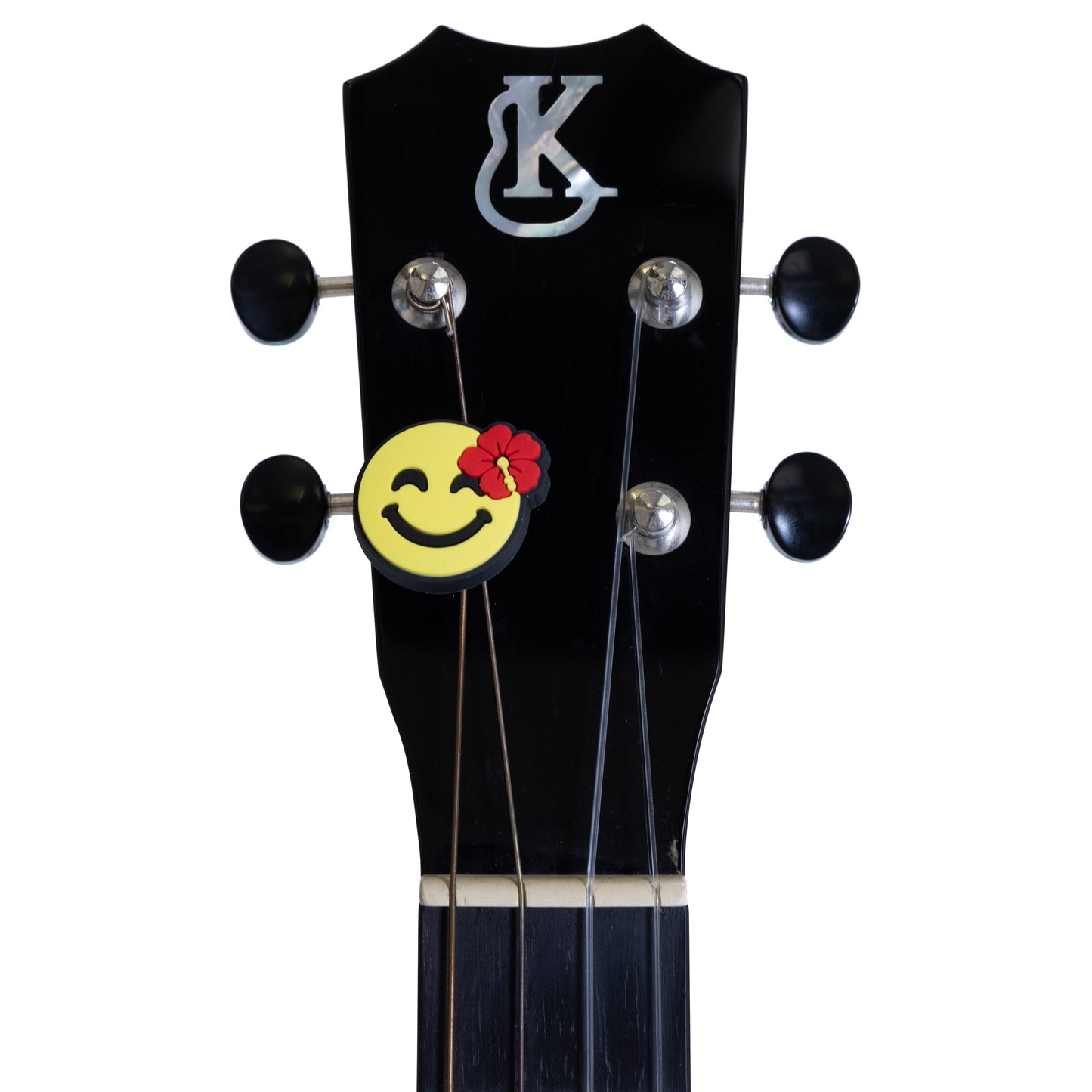 Jam Palz Smiley Face with Red Hibiscus Charm