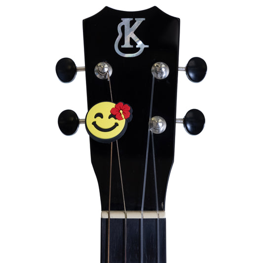Jam Palz Smiley Face with Red Hibiscus Charm